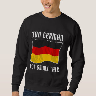 Sweatshirt Allemand Immigrant Cliche Ironie Slogan Drôle Alle