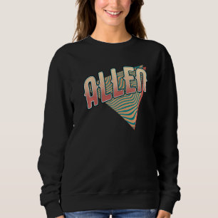 Sweatshirt Allen Texas Throwback Vintage Retro