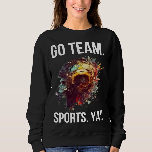 Sweatshirt Allez l'équipe sportive Youpi  4 (Devant)