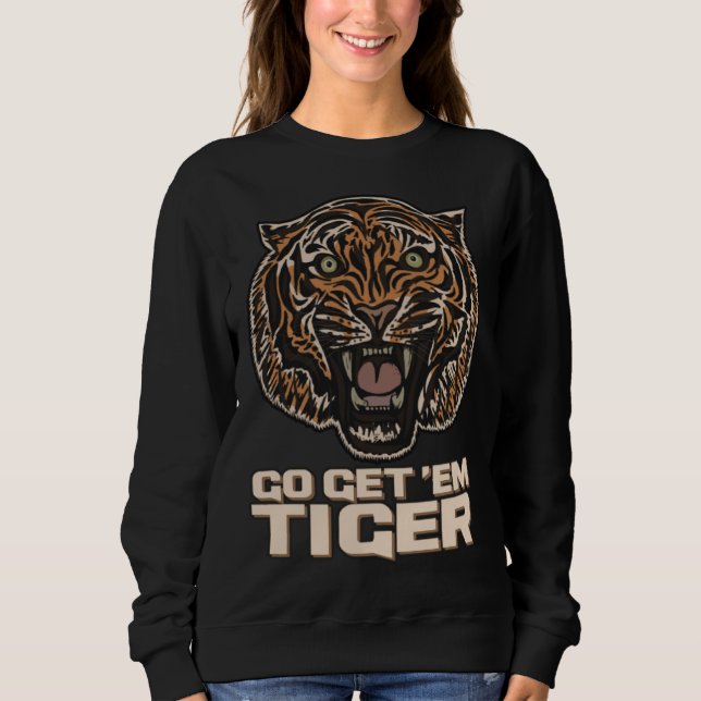 Sweatshirt Allez-y Tigre (Devant)