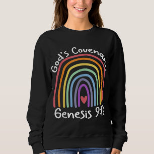 Sweatshirt Alliance de Dieu Genèse arc-en-ciel 913 Jésus chré