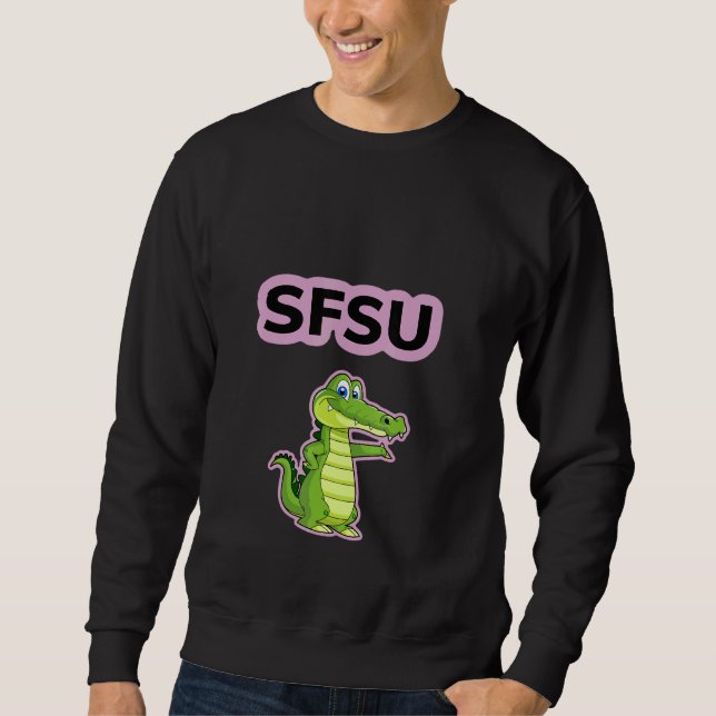 Sweatshirt Alligator vert (Devant)