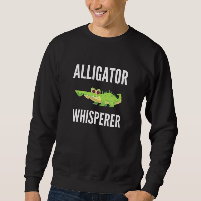 Sweatshirt Alligator Whisperer Alligator (Devant)