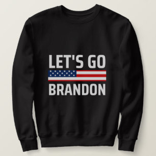 Sweatshirt allons brandon chant joe biden, drôles laissez all