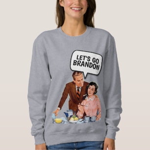 SWEATSHIRT ALLONS BRANDON RETRO DES ANNÉES 1950 AVEC DES T-SH