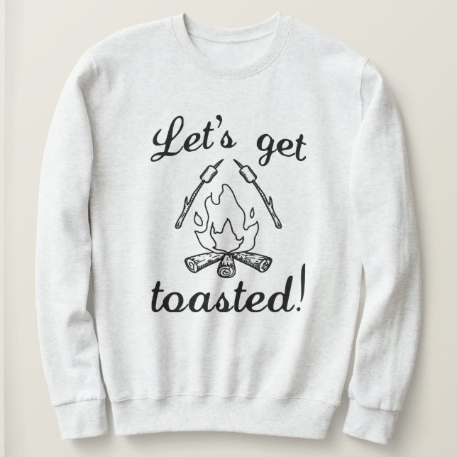 Sweatshirt Allons nous faire griller (Design devant)