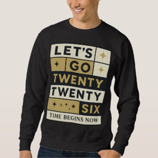 Sweatshirt Allons-y 2026 Conception Typographique Gras 3