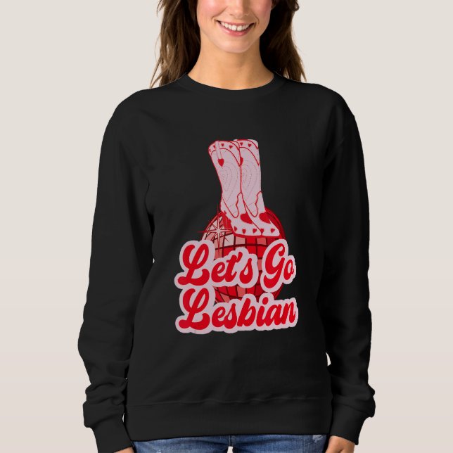 Sweatshirt Allons-y Lesbienne (Devant)