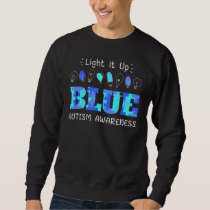 Sweatshirt Allumer bleu Autisme Sensibilisation sur l'autisme