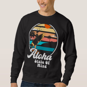 Sweatshirt Aloha État D'Esprit Grand Hawaii Vacances Aventur