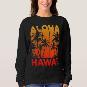 Sweatshirt Aloha Hawaii Hawaii Île Hawaiian Vintage 1980 Thro