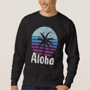Sweatshirt Aloha Hawaii Surf Retro Sunset 16