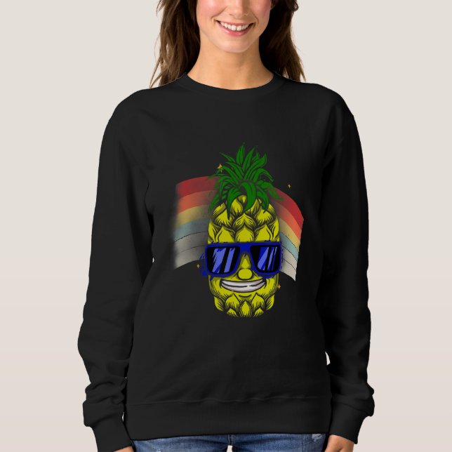 Sweatshirt Aloha Hawaiienne Aloha Tropical Honolulu Femmes M (Devant)