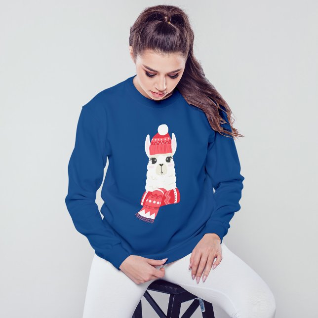 Sweatshirt Alpaca de Noël festif (Créateur téléchargé)