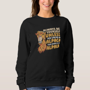 Sweatshirt Alpaca Llama Animal 1