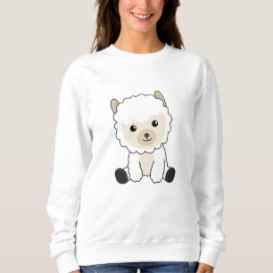 Sweatshirt Alpaca mignon Animaux Pour Enfants Amusants Alpaca