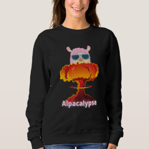 Sweatshirt Alpacalypse Llamageddon Bizarre Alpaca Llama