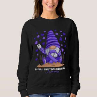 Sweatshirt Alpha 1 Antitrypsin Deficiency Awareness Month Pur