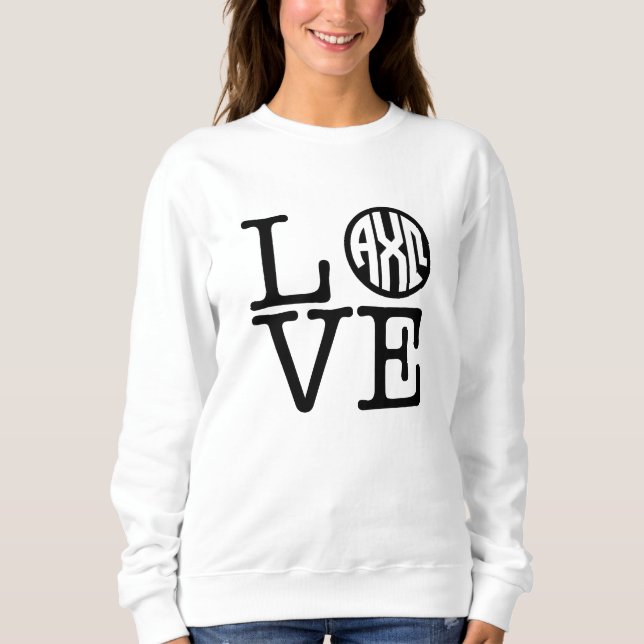 Sweatshirt Alpha amour d'Omega | de Chi (Devant)