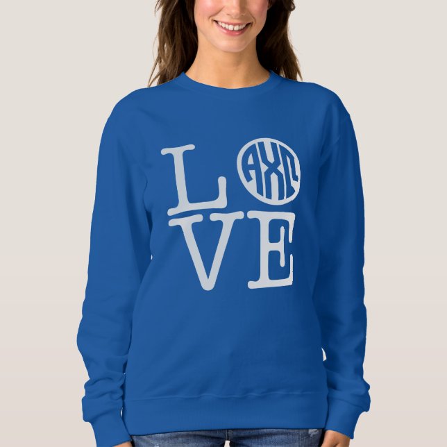 Sweatshirt Alpha Chi Omega | Amour (Devant)