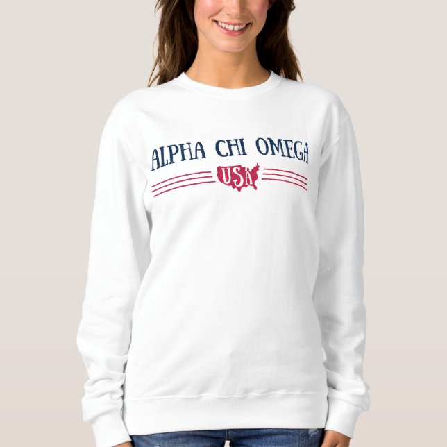 Sweatshirt Alpha Chi Omega - Etats-Unis (Devant)