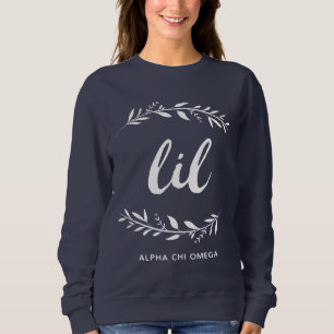 Sweatshirt Alpha guirlande d'Omega   Lil de Chi