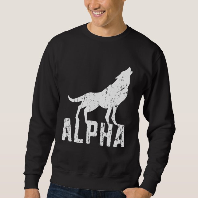 Sweatshirt Alpha  wildlife halloween (Devant)
