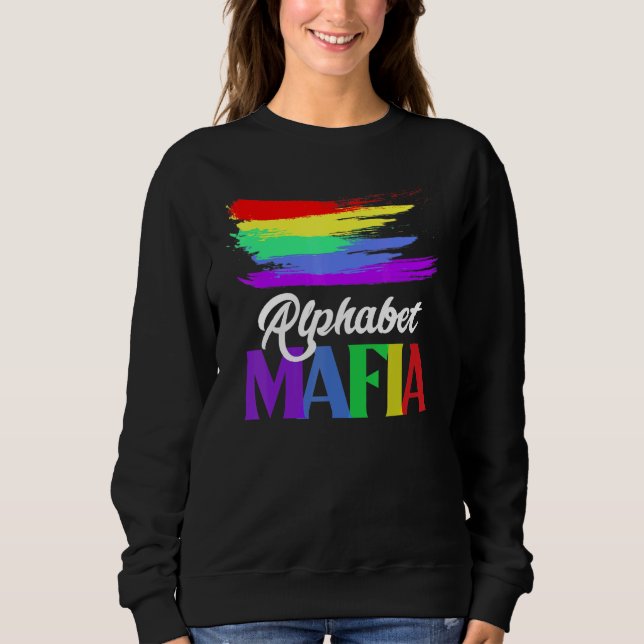 Sweatshirt Alphabet Mafia Lgbtq Pride Sonne Gay Im En Pour (Devant)