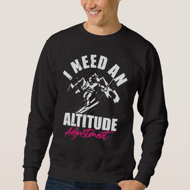 Sweatshirt Altitude adjustment  Snowboarding downhill ski sno (Devant)