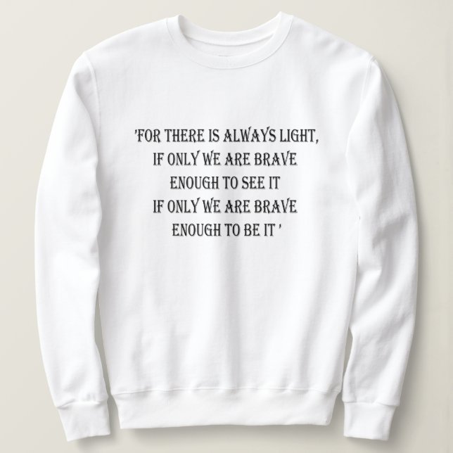 Sweatshirt Amanda Gorman "La Colline que nous montons" Illust (Design devant)