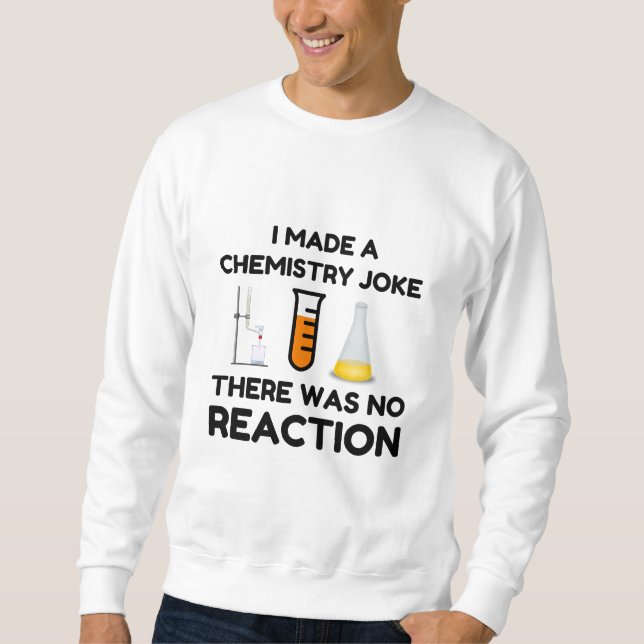 Sweatshirt Amant de la science amusant (Devant)