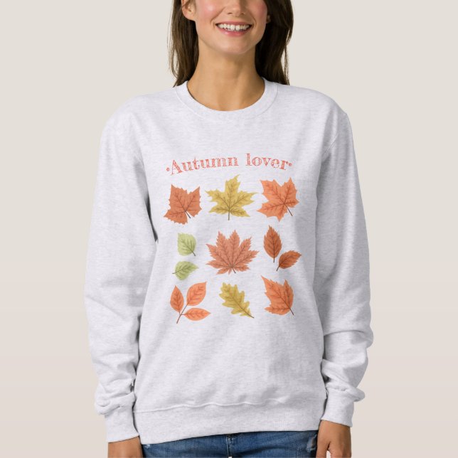 sweatshirt "Amateur d'automne" (Devant)