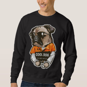 Sweatshirt Amateur de carlin Levier de chien T-shirt classiqu