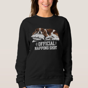 Sweatshirt Amateur de Cavalier King Charles Spaniel dormant A