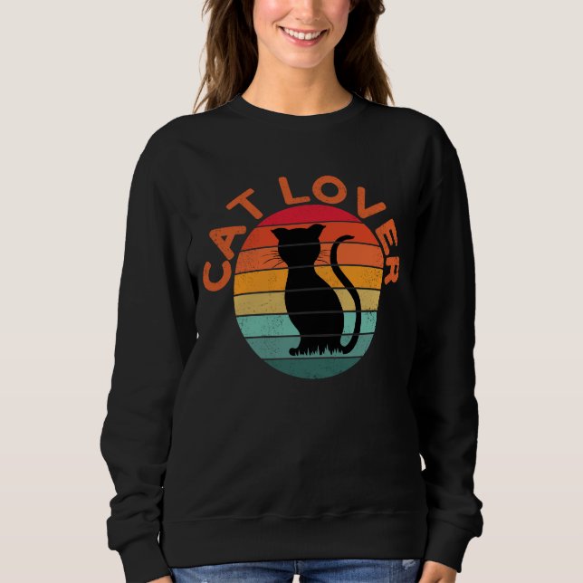 SWEATSHIRT AMATEUR DE CHATS (Devant)