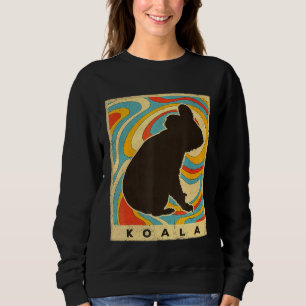 Sweatshirt Amateur de koala vintage style rétro animal