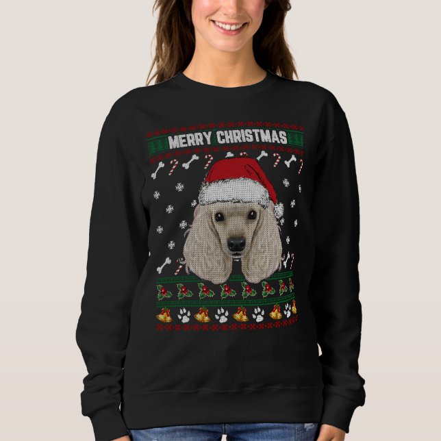 Sweatshirt Amateurs de canicules vilaines Noël Sweater Joyeux (Devant)