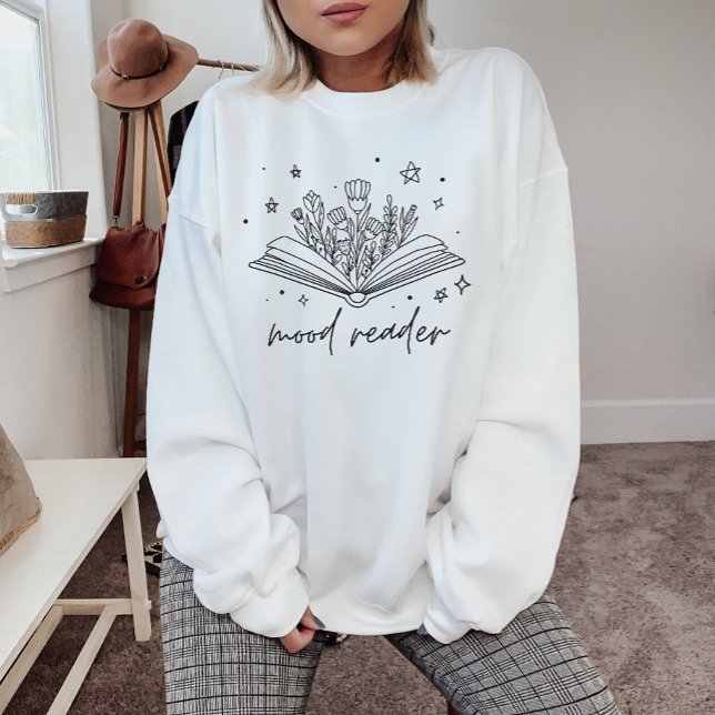 Sweatshirt Amateurs de livre Lecteur d'humeur esthétique (Créateur téléchargé)