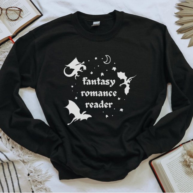 Sweatshirt Amateurs de livres de fantasy romance et dragons (Créateur téléchargé)