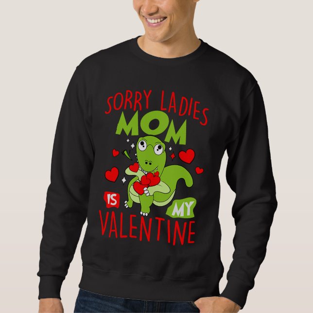 Sweatshirt Amazing love apparel dino hearts for girlfriends b (Devant)