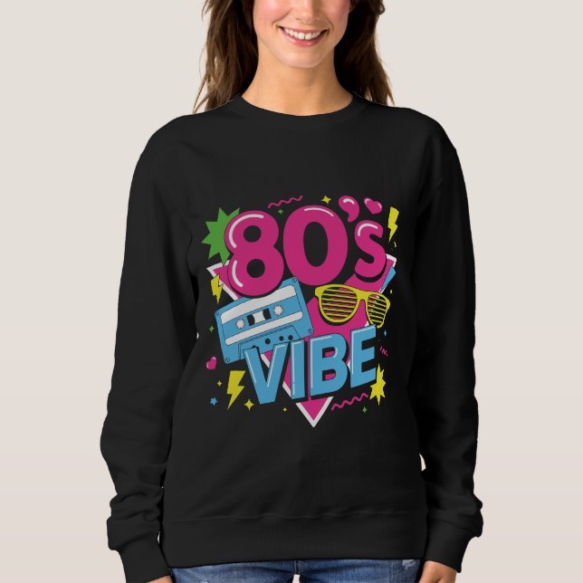 Sweatshirt Ambiance Rétro 80 (Devant)