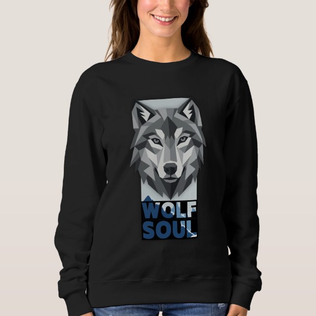 Sweatshirt Âme de loup (Devant)