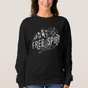 Sweatshirt Âme Gitane Mystique Bohémienne Voyageuse Psychedel