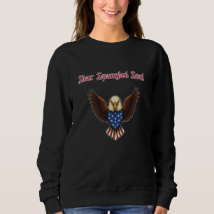 Sweatshirt Âme patriotique américaine libérée et étoilée