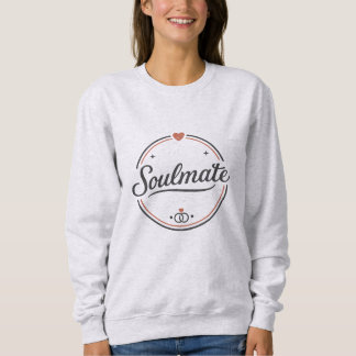 Sweatshirt Âme sœur Amour Rétro Minimal(Léger) Couple Corresp