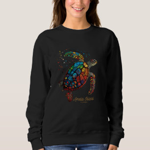 Sweatshirt Amelia Island FL Florida Vintage Beach Vacances Se