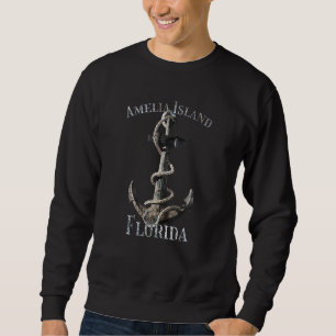 Sweatshirt Amelia Island Florida Vacation Ancre nautique Sai