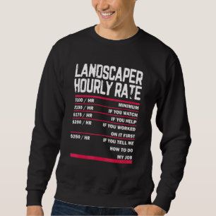 Sweatshirt Aménagement De La Pelouse Métrage De La Pelouse En