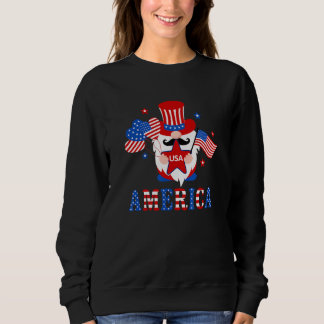 Sweatshirt America Gnome American Flag 4th Of July Family Mat