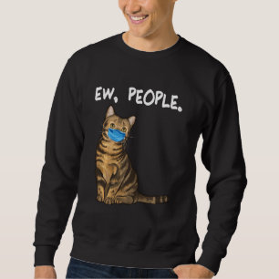 Sweatshirt Américain Shorthair Ew Personnes Chat Portant Le M